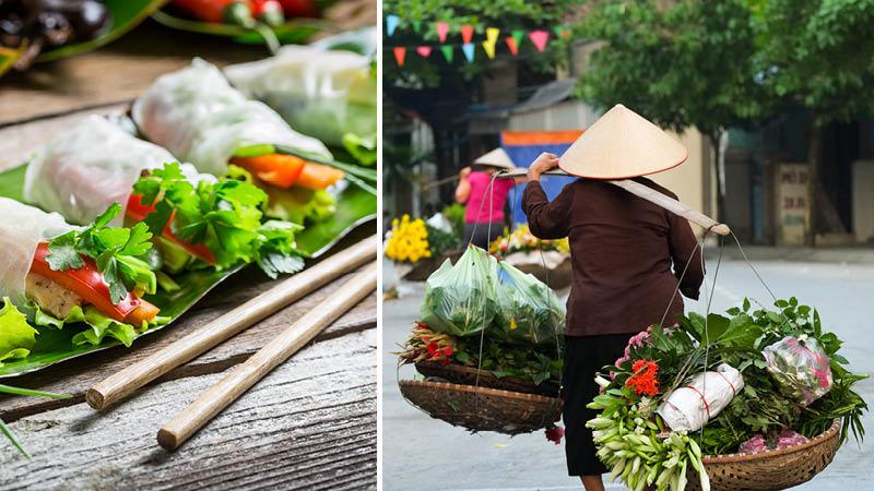 Vietnamesiske gadeslgere og friske forrsruller